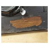 Seth Thomas Antique Adamantine Mantel Clock Black Case Untested