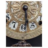 Seth Thomas Adamantine Mantel Clock Black Case Approx Antique