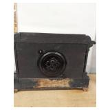 Seth Thomas Adamantine Mantel Clock Black Case Approx Antique