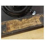 Seth Thomas Adamantine Mantel Clock Black Case Approx Antique