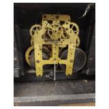 Seth Thomas Adamantine Mantel Clock Faux Marble Untested Approx 15in