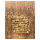 New Haven Maine Line Gingerbread Mantel Clock Victorian Oak Case