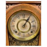 Wm. L. Gilbert Altai Victorian Walnut Shelf Clock Untested 24in