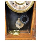 Wm. L. Gilbert Altai Victorian Walnut Shelf Clock Untested 24in