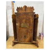 Wm. L. Gilbert Altai Victorian Walnut Shelf Clock Untested 24in