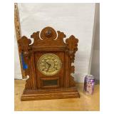 E.N. Welch Victorian Gingerbread Shelf Clock Eight Day Strike