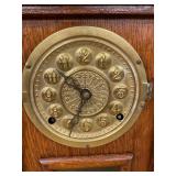 E.N. Welch Victorian Gingerbread Shelf Clock Eight Day Strike