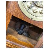 E.N. Welch Victorian Gingerbread Shelf Clock Eight Day Strike