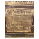 E.N. Welch Victorian Gingerbread Shelf Clock Eight Day Strike