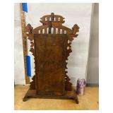 Welch Gingerbread Parlor Clock Advertising Glass Front approx. 24in
