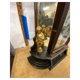 Ansonia Antique Victorian Mantel Clock Figural Shelf Clock Untested