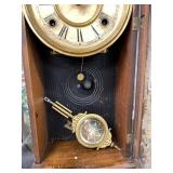 Ansonia Antique Victorian Mantel Clock Figural Shelf Clock Untested