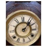 Ansonia Antique Victorian Mantel Clock Figural Shelf Clock Untested