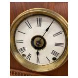 Seth Thomas Derby Mantel Clock Walnut Case Roman Dial Untested