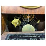 Seth Thomas Derby Mantel Clock Walnut Case Roman Dial Untested