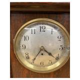 Seth Thomas Adamantine Mantel Clock Chiming Shelf Clock See Photos