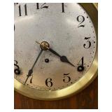 Seth Thomas Adamantine Mantel Clock Chiming Shelf Clock See Photos