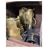 Seth Thomas Adamantine Mantel Clock Chiming Shelf Clock See Photos