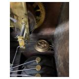 Seth Thomas Adamantine Mantel Clock Chiming Shelf Clock See Photos
