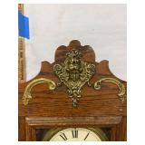 Seth Thomas Gingerbread Shelf Clock Oak Case Approx. 23in Untested
