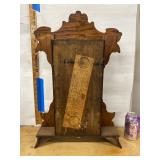 Seth Thomas Gingerbread Shelf Clock Oak Case Approx. 23in Untested
