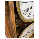 Waterbury Calendar No. 43 Oak Wall Clock Perpetual Calendar
