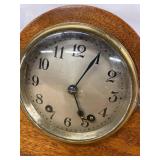 Seth Thomas Tambour Mantel Clock 8 Day B-51-M Wood Case Untested