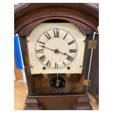 Sessions Eight Day Mantel Clock Wooden Case Roman Dial Untested