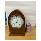 Seth Thomas Antique Cathedral Mantel Clock Wood Case Untested