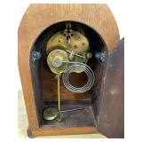 Seth Thomas Antique Cathedral Mantel Clock Wood Case Untested