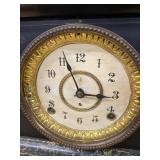 Seth Thomas Antique Adamantine Mantel Clock Black Case Untested