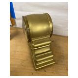 Seth Thomas Mantel Clock Ornate Gilt Metal Case Approx. 11in Untested