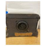 Seth Thomas Adamantine Mantel Clock Faux Marble Case Approx 19in