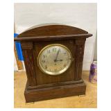 Seth Thomas Mantel Clock Adamantine Case Chime Movement See Photos