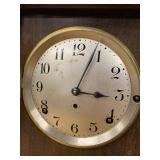 Seth Thomas Mantel Clock Adamantine Case Chime Movement See Photos