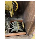 Seth Thomas Mantel Clock Adamantine Case Chime Movement See Photos