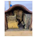 Seth Thomas Clark Sonora Chime Tambour Mantel Clock Wood Case