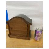 Seth Thomas Tambour Mantel Clock Wood Case Mechanical Shelf Clock
