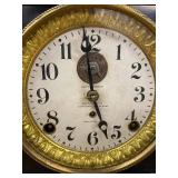 Seth Thomas Antique Mantel Clock Automatic 8 Day Alarm approx 13in