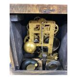 Seth Thomas Antique Mantel Clock Automatic 8 Day Alarm approx 13in