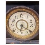 Seth Thomas Antique Mantel Clock Black Adamantine Case Untested