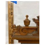 Seth Thomas Victorian Style Mantel Clock Wood Case Roman Dial