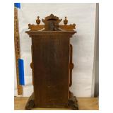 Seth Thomas Victorian Style Mantel Clock Wood Case Roman Dial