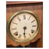 Seth Thomas Victorian Style Mantel Clock Wood Case Roman Dial