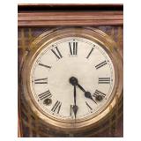 Sessions Wall Clock Wood Case Pendulum Vintage Approx 18in Tall