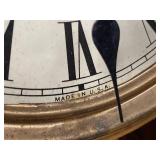 Sessions Wall Clock Wood Case Pendulum Vintage Approx 18in Tall