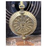 Seth Thomas Antique Gingerbread Shelf Clock Oak Case approx 27in