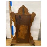 Seth Thomas 298B Oak Gingerbread Shelf Clock approx 26in Untested