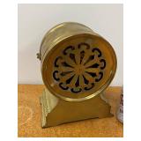 Seth Thomas Antique Mantel Clock Brass Tone Round Case See Photos