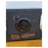 Seth Thomas Mantel Clock Black Gilt Roman Dial Vintage Untested